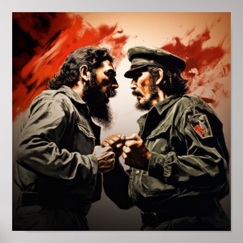 Ideological Clash Duel of Two Communists Poster