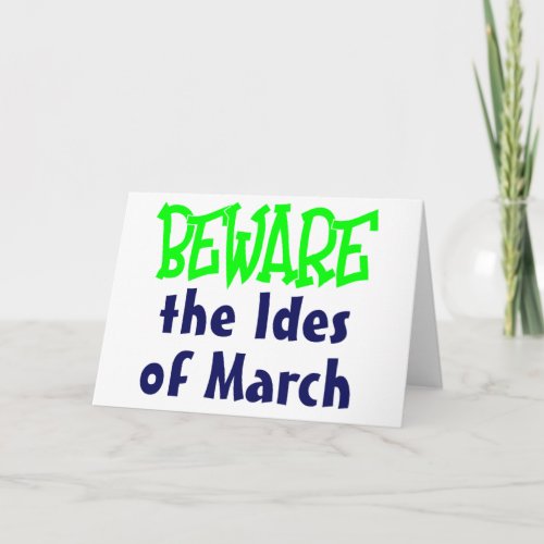 Ides of March Card