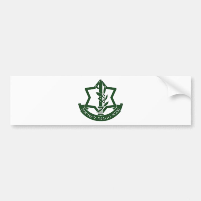 IDF BUMPER STICKER (Front)