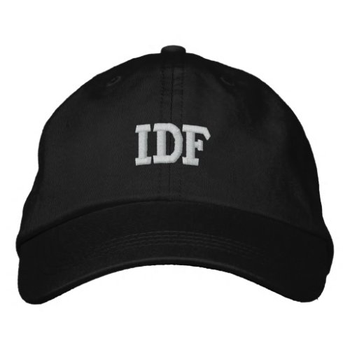 IDF ISRAEL DEFENSE FORCE EMBROIDERED BASEBALL HAT