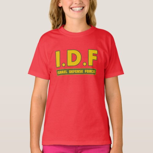 IDF Israel Defense Forces 3 colorize T_Shirt