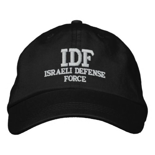 IDF ISRAELI DEFENSE FORCE EMBROIDERED BASEBALL HAT