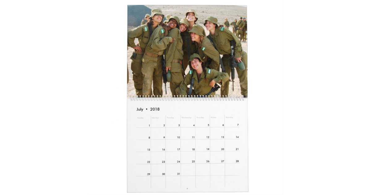 IDF Women Calendar Zazzle