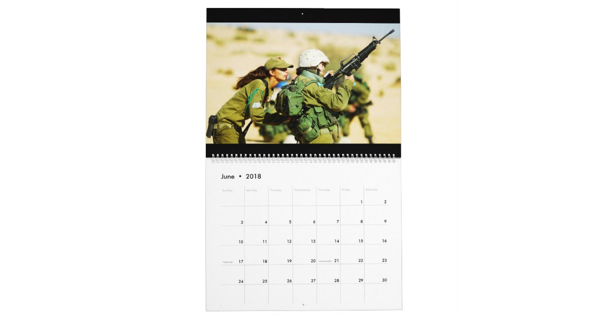 IDF Women Calendar Zazzle