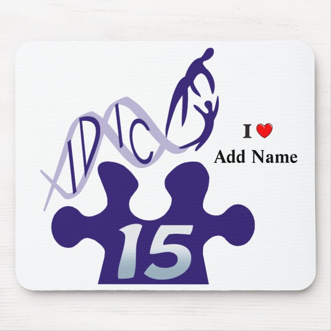 IDIC15 Blue Puzzle Mousepad Customize (Front)