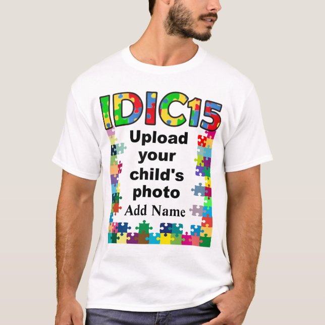 IDIC15 Mens Shirt Puzzle Frame Customize (Front)