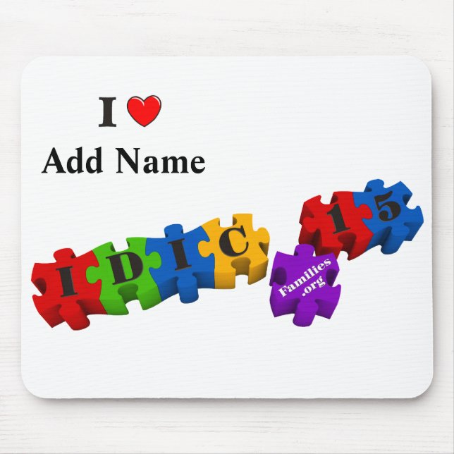 IDIC15 Mousepad Puzzle Customize (Front)