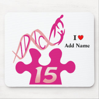 IDIC15 Pink Puzzle Mousepad Customize
