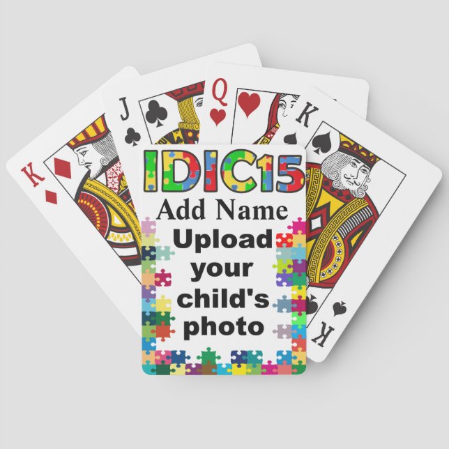 IDIC 15 Playing Cards Puzzle Customize (Back)