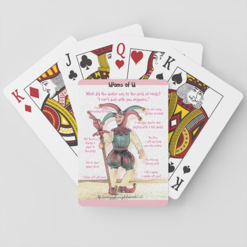 Idioms of Id Poker Cards