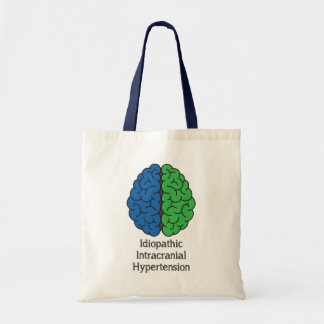 Idiopathic Intracranial Hypertension Brain Tote Bag