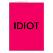 IDIOT (Front)