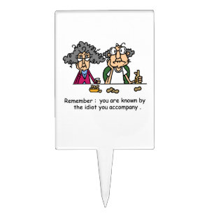 Idiot Company Cake Topper