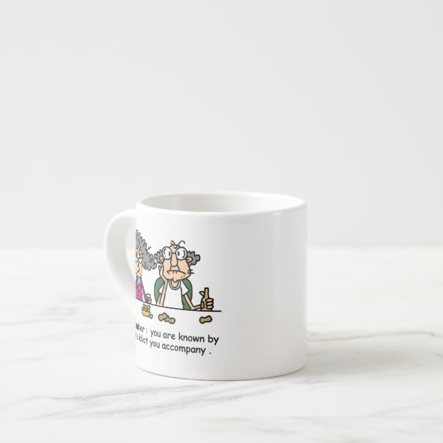 Idiot Company Espresso Cup (Front Left)