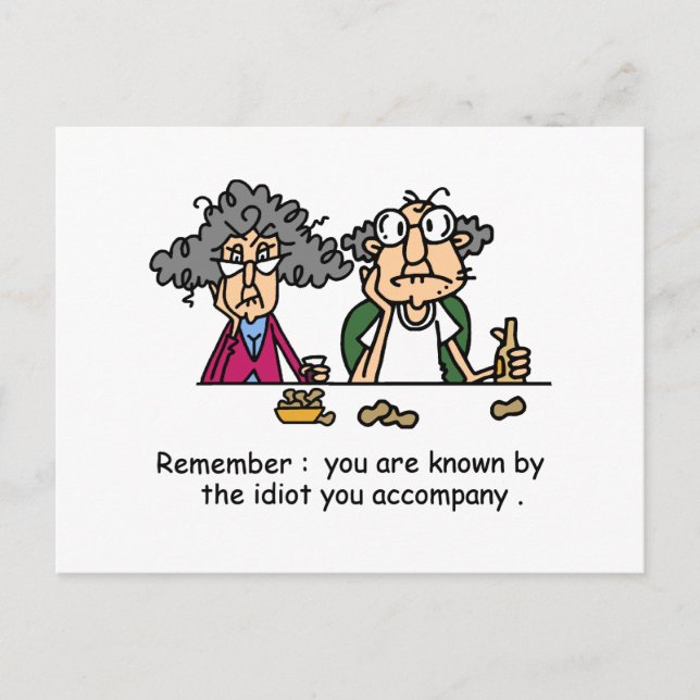 Idiot Company Postcard (Front)