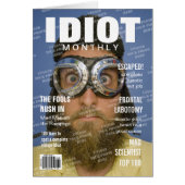 Idiot Personalized Magazine Cover (Front)