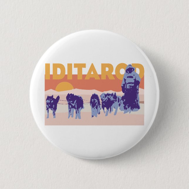 Iditarod Race Button (Front)