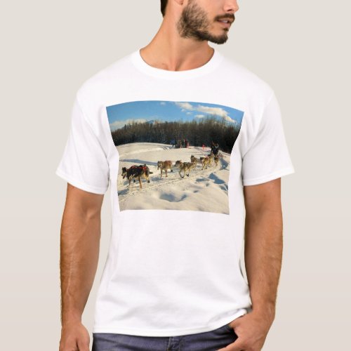 Iditarod Trail Sled Dog Race T_Shirt