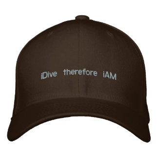 iDive therefore iAM Embroidered Baseball Hat