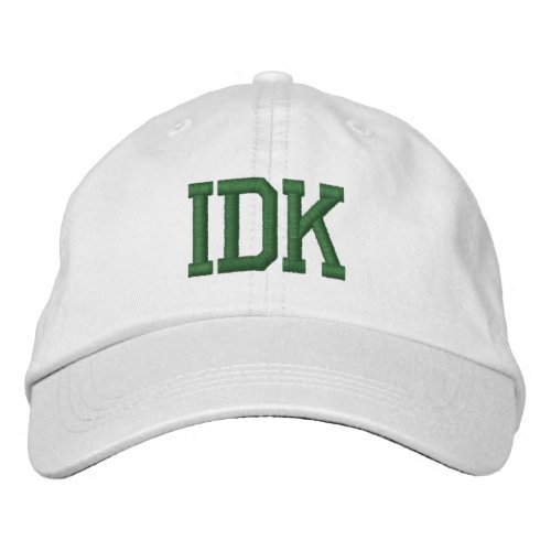 IDK HAT CAP USA