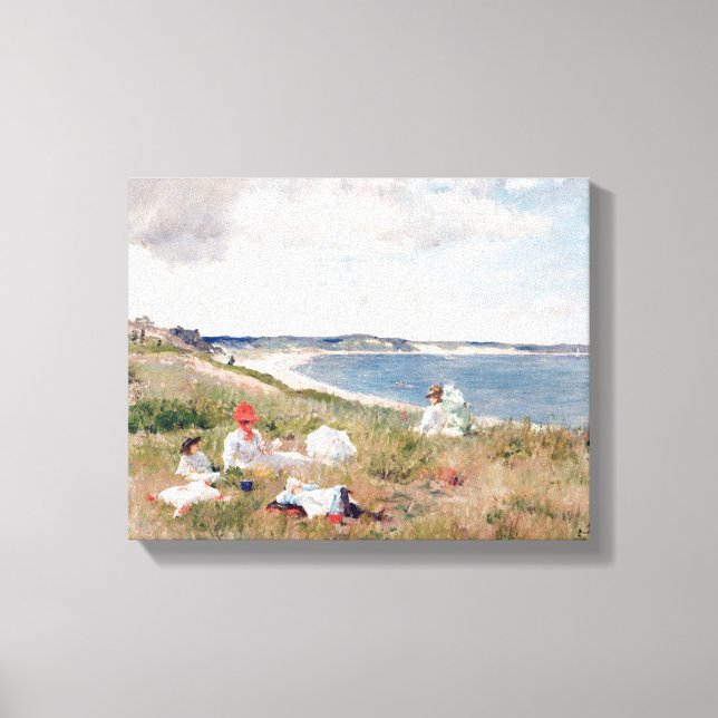 Idle Hours by William Merritt Chase Canvas Print (Front)