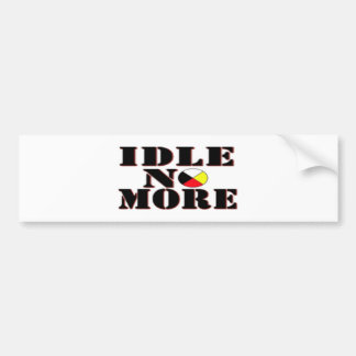 Idle No More Bumper Sticker