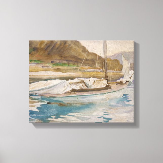 Idle Sails Canvas Print (Front)