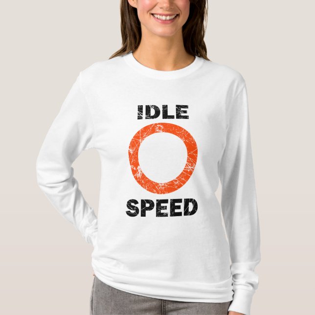 IDLE SPEED Nautical Grunge Style T-Shirt (Front)