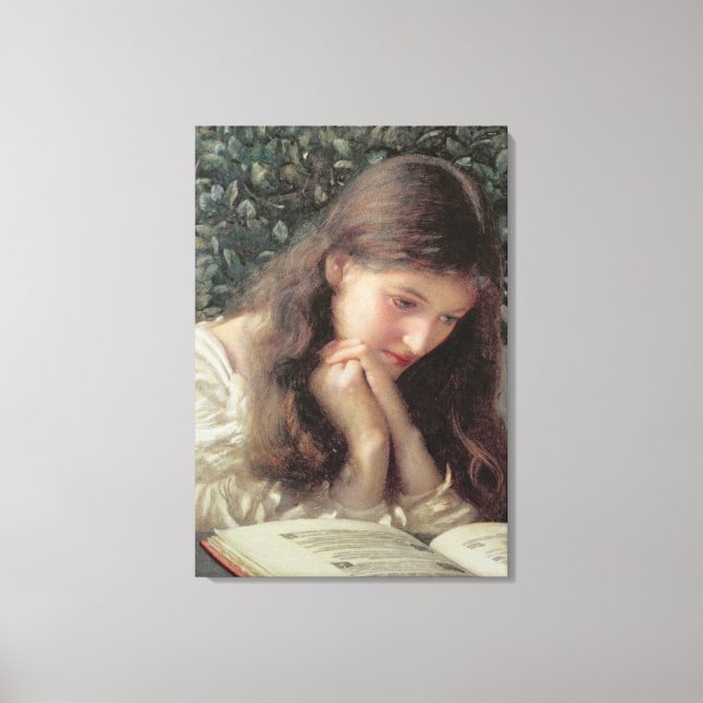 Idle Tears (w/c on paper) Canvas Print (Front)