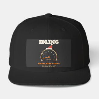 Idling Until New Years, Funny Christmas Break Shir Visor