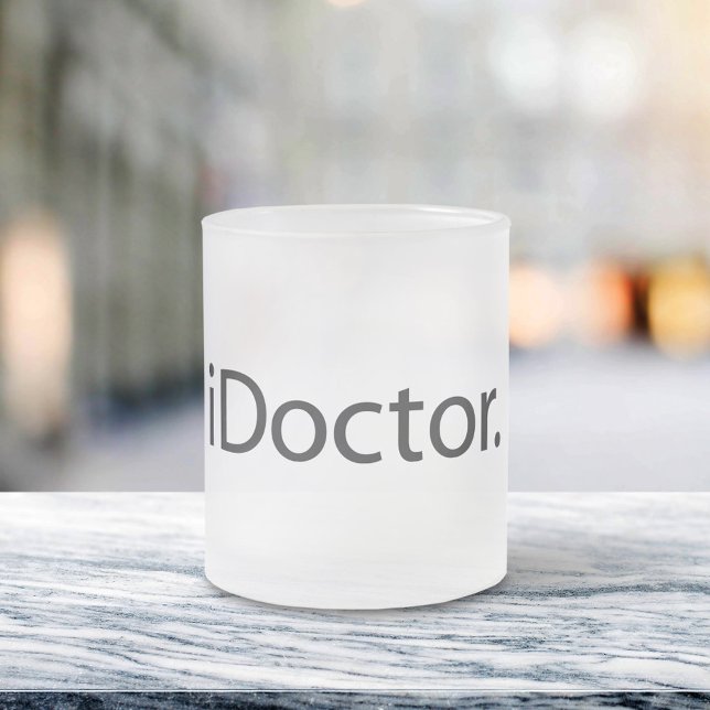 iDoctor Frosted Glass Coffee Mug (Creator Uploaded)
