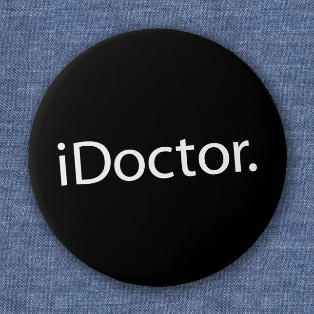 iDoctor Pinback Button (Creator Uploaded)