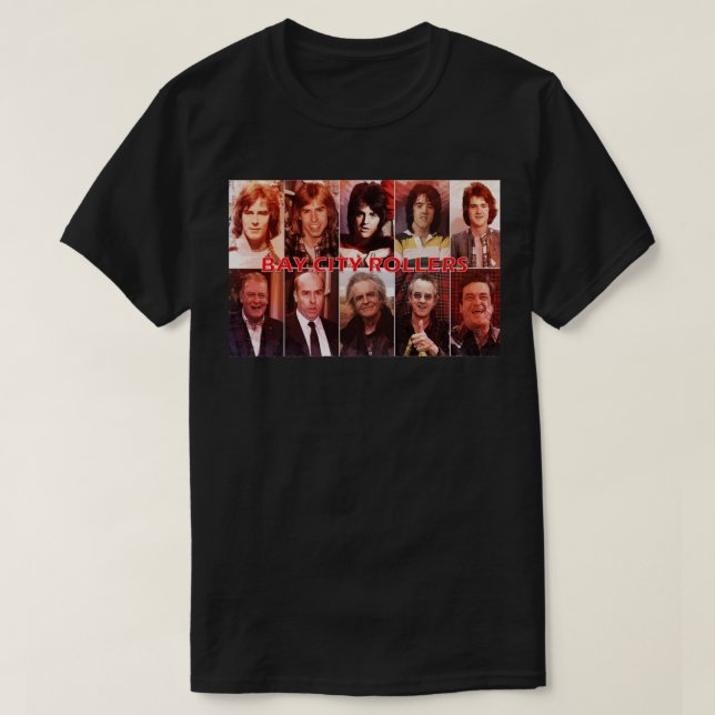 Idol Gifts Fot You Band Bay City Rollers Music Roc T-Shirt (Design Front)