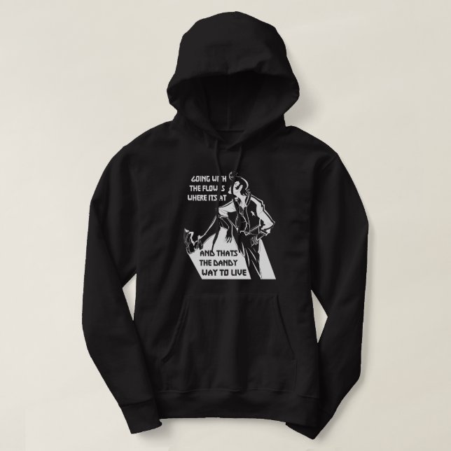 Idol Gifts Fot You Space Anime Dandy Manga Gifts F Hoodie (Design Front)