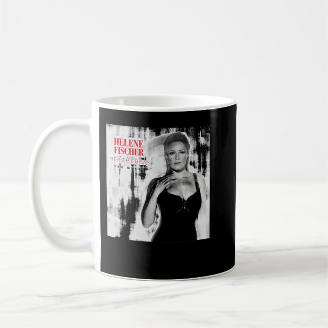 Idol Gifts You  Famous Helene Beautiful Fischer Fe Coffee Mug (Left)