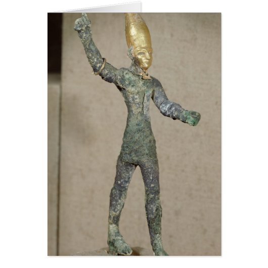 Idol of the god Baal, from Ugarit, Syria Cards (Front)