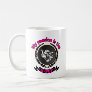 Idol Singing Passion KPop Music Fan Art Design Coffee Mug