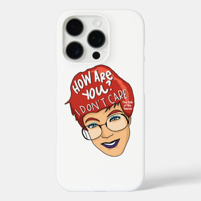 iDon'tCare iPhone Case (Back)