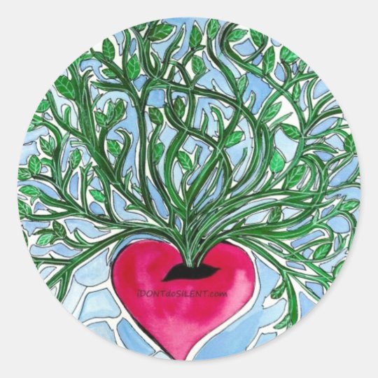 iDONTdoSILENT.jpg Classic Round Sticker