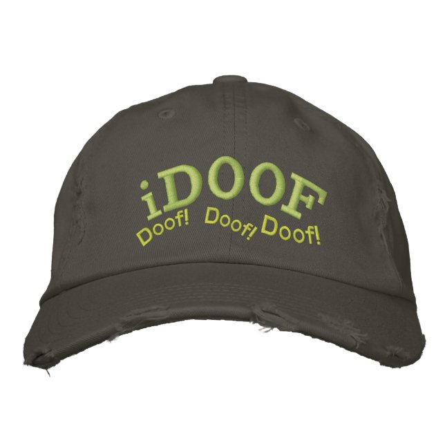 iDOOF Psytrancer Embroidered Baseball Hat (Front)