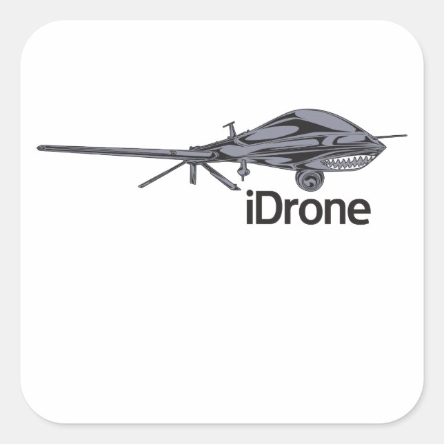 iDrone surveillance sticker (Front)