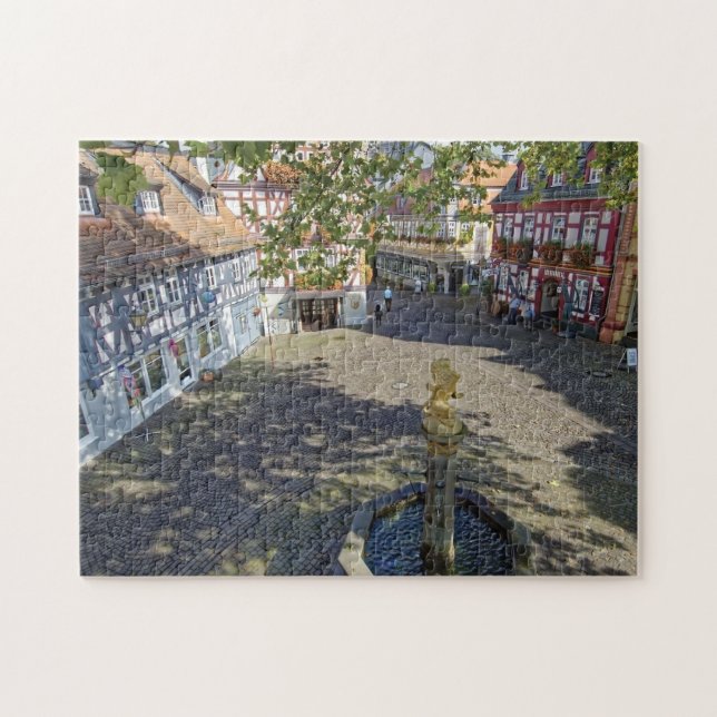 Idstein, Germany - Historical Town Center Jigsaw Puzzle (Horizontal)