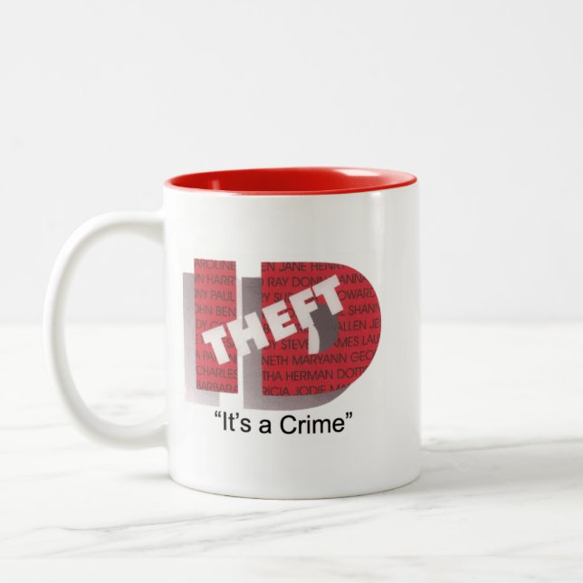 idtheft coffee cup (Left)