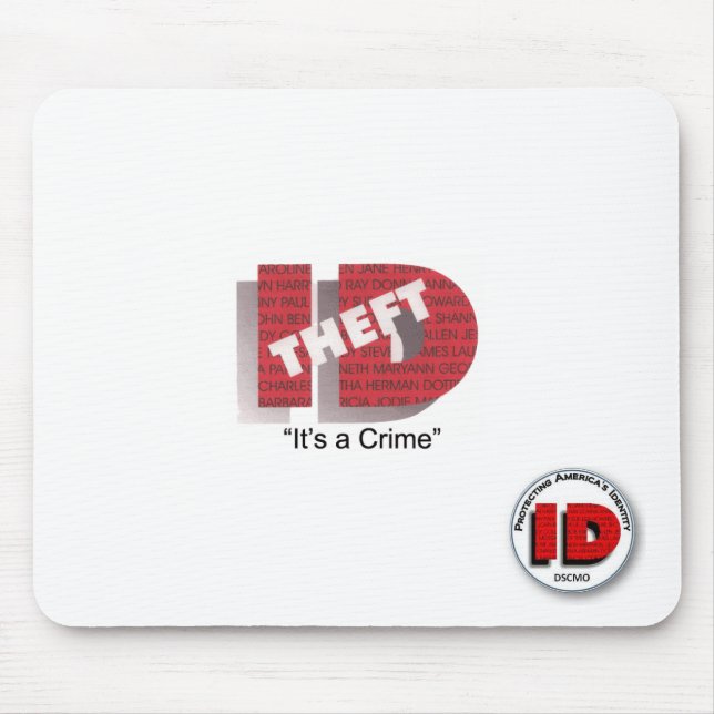 idtheft mouse pad (Front)