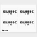 iDubbbz TV Rectangular Sticker | Zazzle
