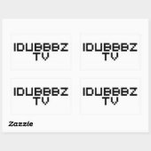 iDubbbz TV Rectangular Sticker | Zazzle