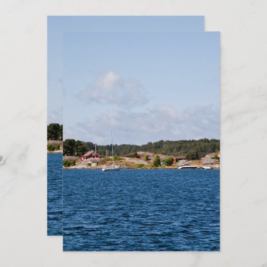 Idyllic coast landscape (Front/Back)