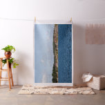Idyllic coast landscape fabric