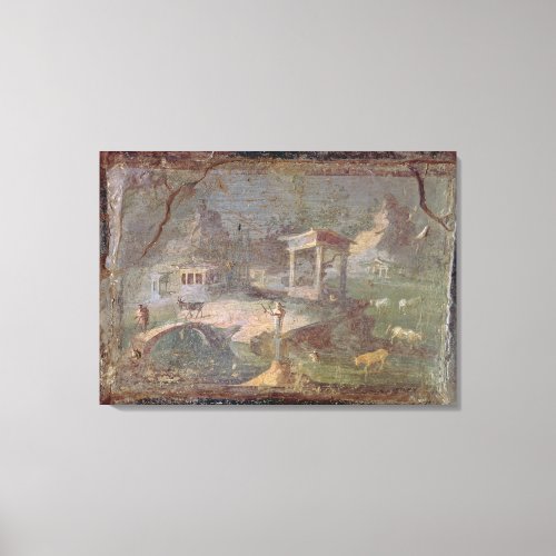 Idyllic Landscape from Herculaneum Canvas Print