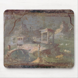 Idyllic Landscape, from Herculaneum, Mouse Pad